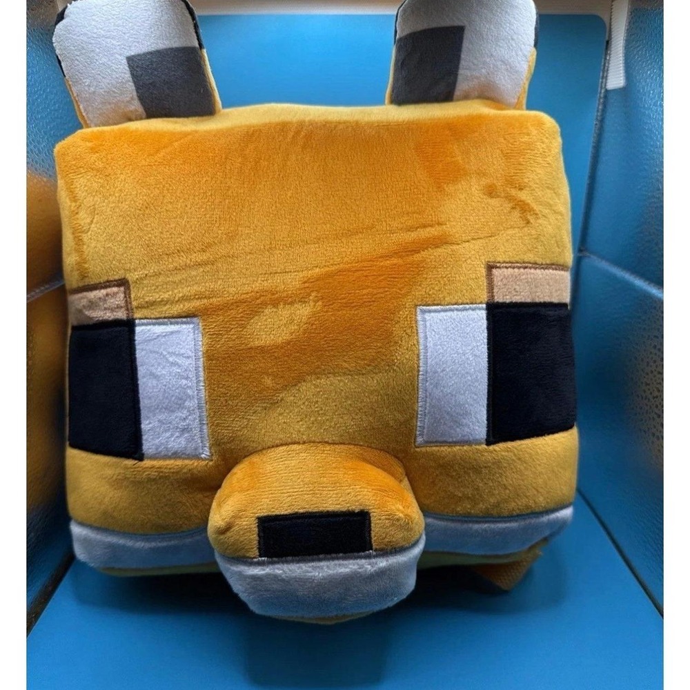 Minecraft Fox 12.5" Orange Plush Backpack for Kids School - New